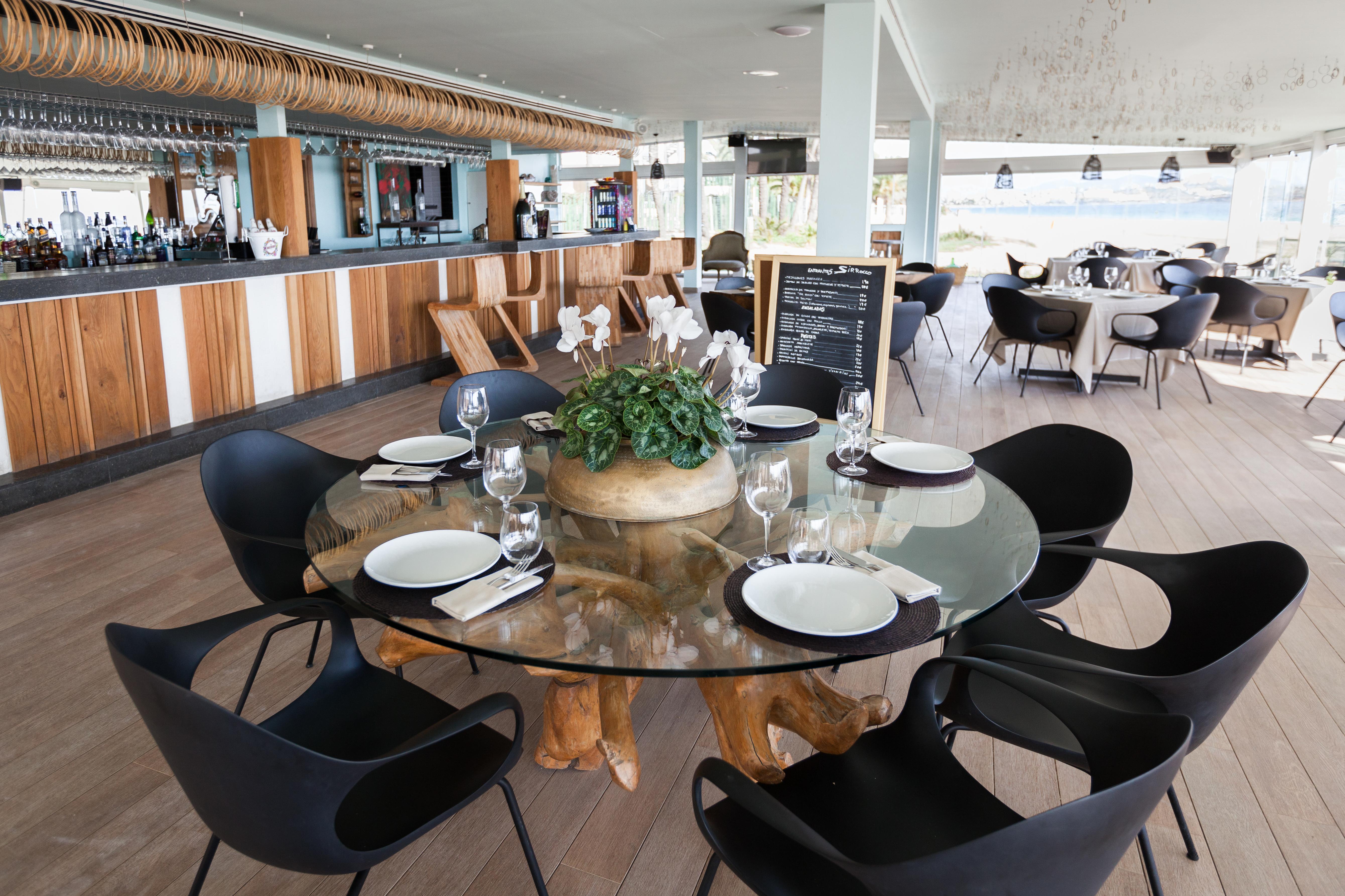 Ushuaia Ibiza Beach Hotel - Только для взрослых Плайя Ден Босса Экстерьер фото The restaurant